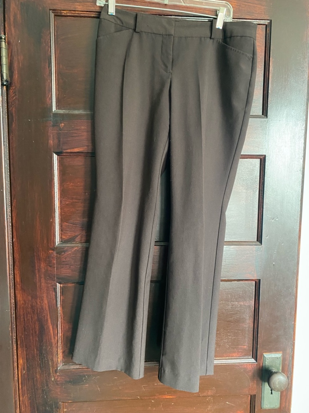 Worthington Brown Pleated Flares Dress Pants- size 8P